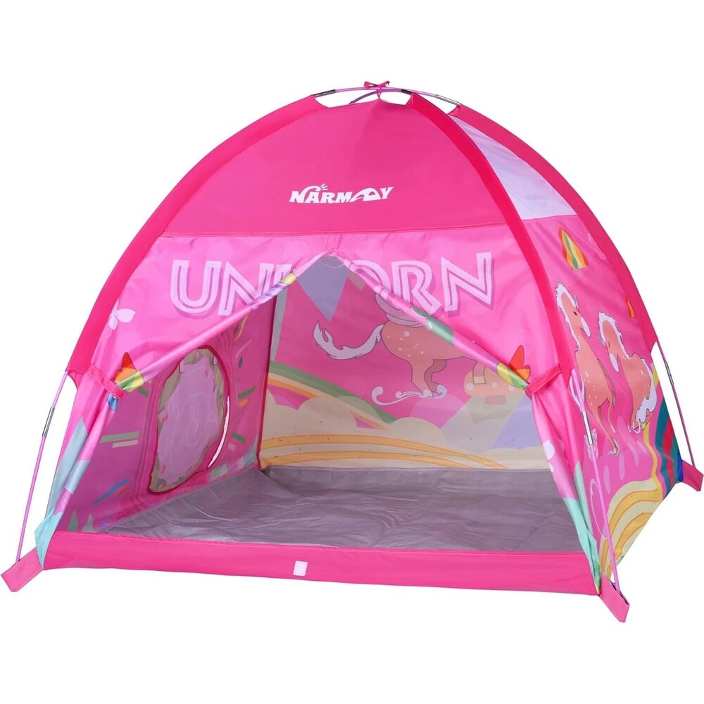 NARMAY® Play Tent Unicorn Dome Tent for Kids Indoor/Outdoor Fun - 48 X 48 X 40